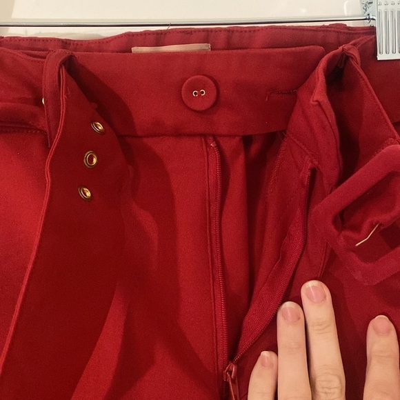 Show Me Your Mumu | Dj Cropped Pants | Red | Small - Picture 7 of 9